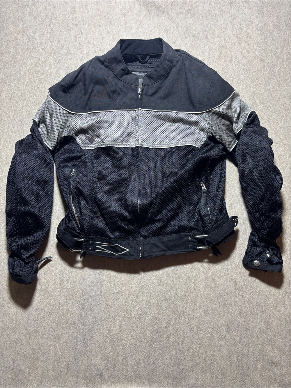 Womens Large  Power Trip Padded Motorcycle Jacket (Excellent Condition) (17)